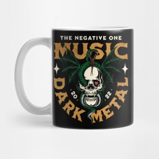 dark skull and snake v6 Mug